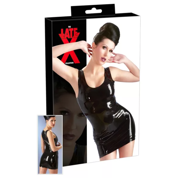 Latex hihaton minimekko (musta)