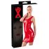 LATEX - hihaton, lateksi minimekko (punainen) - S
