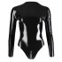 LATEX - pitkähihaiset naisten bodyt (musta) - M