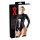 Latex-pitkähihainen naisten body (musta) - L