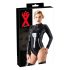 LATEX - pitkähihaiset naisten bodyt (musta) - 2XL