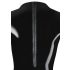 LATEX - pitkähihaiset naisten bodyt (musta) - 2XL