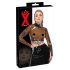 LATEX - läpinäkyvä lateksitoppi (läpinäkyvä-musta) - M