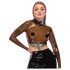 LATEX - Transparent Latex Top (Transparent Black) - S-L - XL
