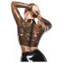 LATEX - Transparent Latex Top (Transparent Black) - S-L - XL