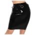 LATEX - lateksi midihame (musta) - M