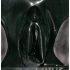 LATEX - naisten alushousut kondomilla (musta) - M