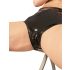 LATEX - naisten alushousut kondomilla (musta) - XL