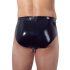 LATEX – miesten alushousut sisäisellä kartioanustapilla (musta) - XL