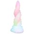 OgazR Kraken - kierretty mustekala dildo - 18 cm (sateenkaari)