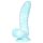 Merikäärme - uritettu dildo 17 cm (sinivalkoinen)
