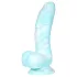 OgazR Sea Serpent - dildon aalloilla - 17 cm - sinivalkoinen