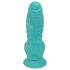 Merikäärme - uritettu dildo 17 cm (sinivalkoinen)