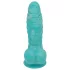 OgazR Sea Serpent - dildon aalloilla - 17 cm - sinivalkoinen