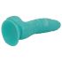 Merikäärme - uritettu dildo 17 cm (sinivalkoinen)