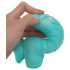 Merikäärme - uritettu dildo 17 cm (sinivalkoinen)