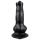 Eläinten himot - koira dildo - 12cm (musta)