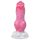 Bulldoggi-dildo 17 cm, pinkki
