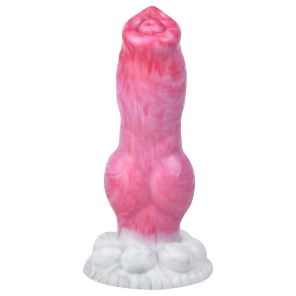 Bulldoggi-dildo 17 cm, pinkki