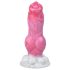 Bulldoggi-dildo 17 cm, pinkki
