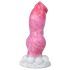 Bulldoggi-dildo 17 cm, pinkki