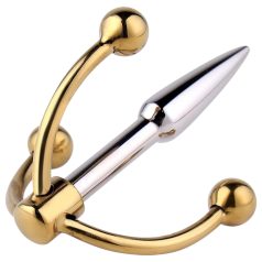   Urethralplay - uretraalinen dilataattori ankkurilla - metalli 4,5cm hopea