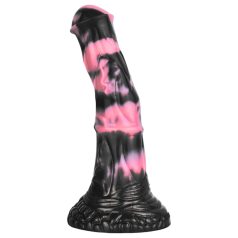   Bad Horse - hevosen penisdildo - silikoni 18cm - musta-pinkki