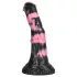 Bad Horse - silikoninen hevosenpenisdildo - 18 cm (musta‑pinkki)