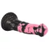 Bad Horse - silikoninen hevosenpenisdildo - 18 cm (musta‑pinkki)