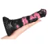 Bad Horse - silikoninen hevosenpenisdildo - 18 cm (musta‑pinkki)