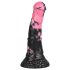 Bad Horse - silikoninen hevosdildo - 18 cm (musta-pinkki)