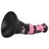 Bad Horse - silikoninen hevosenpenisdildo - 18 cm (musta‑pinkki)