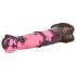 Villi Hevonen - 24cm silikonidildo (ruskea-pinkki)