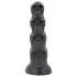 Topped Monster - kallodildo - 22 cm (musta)