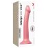 Strap-on-me Metallic Shine M - ihoystävällinen dildo (metallin pinkki)