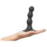 Strap-on Balls S - kuppikupilla varustettu dildo (musta)