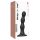 Strap-on-me-keskipallot - imukupillinen dildo (musta)