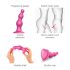 Strap-on-me Beats S - helmisetti, imukupilla varustettu dildo (pinkki)