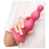 Strap-on-me Beats S - helmisetti, imukupilla varustettu dildo (pinkki)