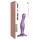 Strap-on-me Curvy S - aaltoileva, imukuppikiinnitteinen dildo (violetti)