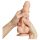 Strap-on-me S - kaksikerroksinen, imukupillinen dildo (nude)