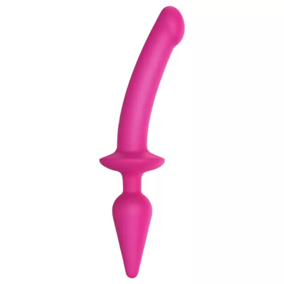 Strap-on-me Switch Semi-Realistic L - 2-in-1 silikonidildo (pinkki)