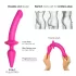 Strap-on-me Switch Semi-Realistic L - 2-in-1 silikonidildo (pinkki)