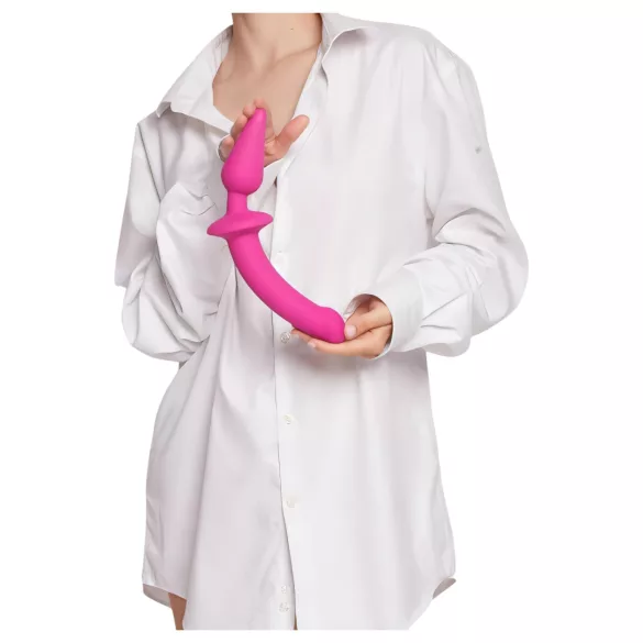 Strap-on-me Switch Semi-Realistic L - 2-in-1 silikonidildo (pinkki)
