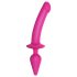 / Strap-on-me Switch Semi-Realistic XXL - 2-in-1 dildo (vaaleanpunainen)