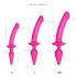 / Strap-on-me Switch Semi-Realistic XXL - 2-in-1 dildo (vaaleanpunainen)