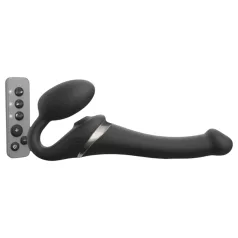 Strap-on-me S - strap-on vibratori - paineaalto - musta