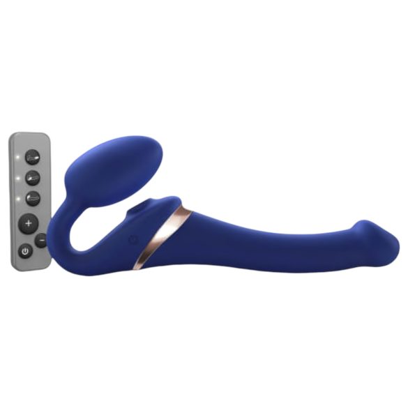 Strap-on-me S - kiinnitettävä ilmaryöppyvibraattori - (sininen)