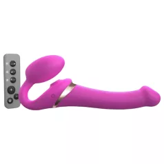   Strap-on-me M - kiinnitettävä, ilmapulssivibraattori (pinkki)