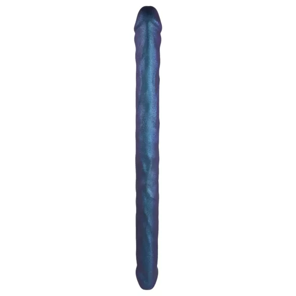 Strap-on-me - tupladildo - metalli sininen